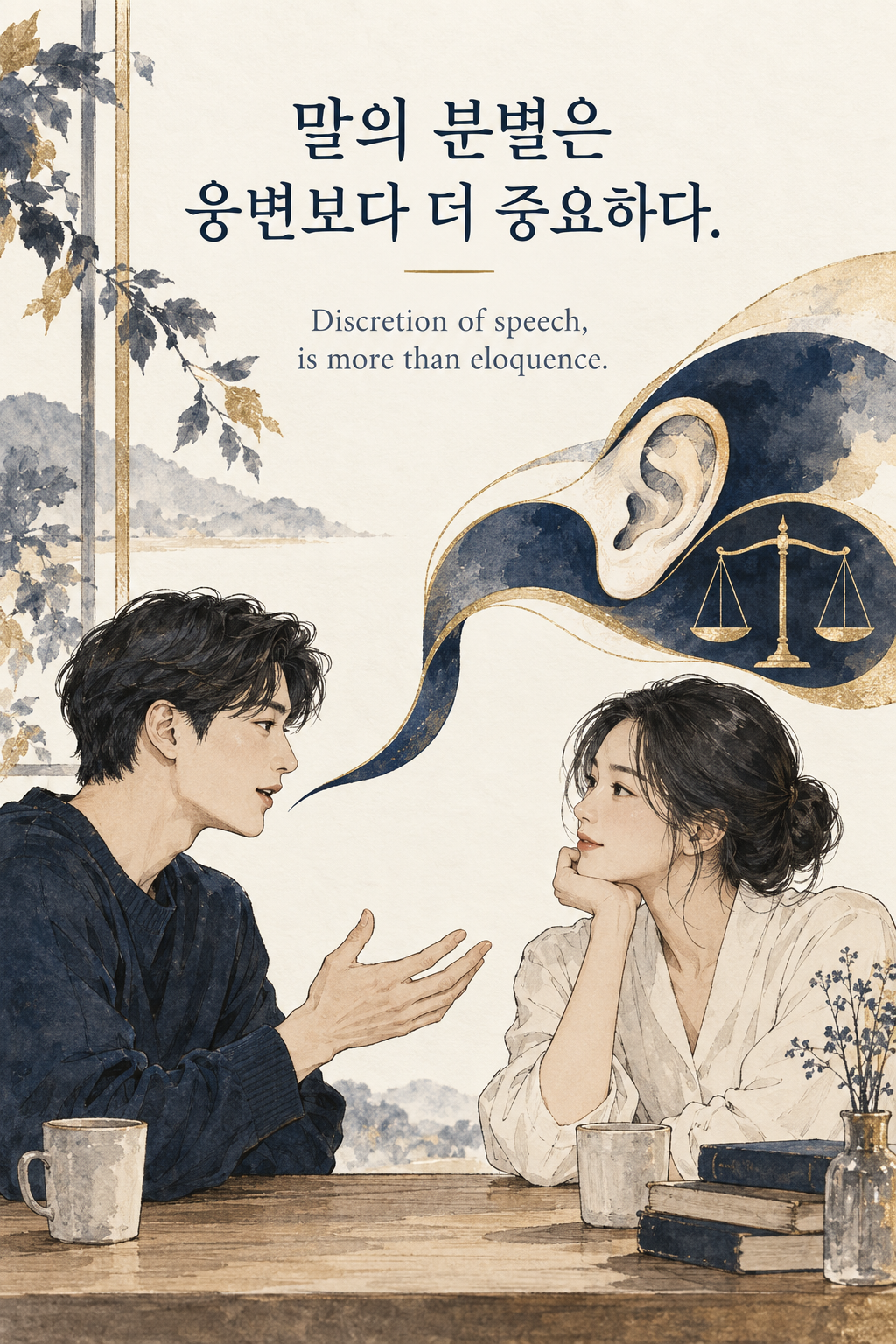프랜시스 베이컨 명언 25 — 말의 분별은 웅변보다 더 중요하다.