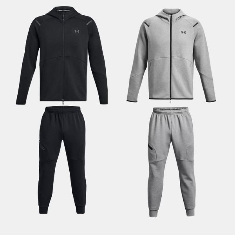 언더아머 남성 트레이닝복 세트 언스타퍼블 플리스 집업 조거팬츠 1379806 1379808