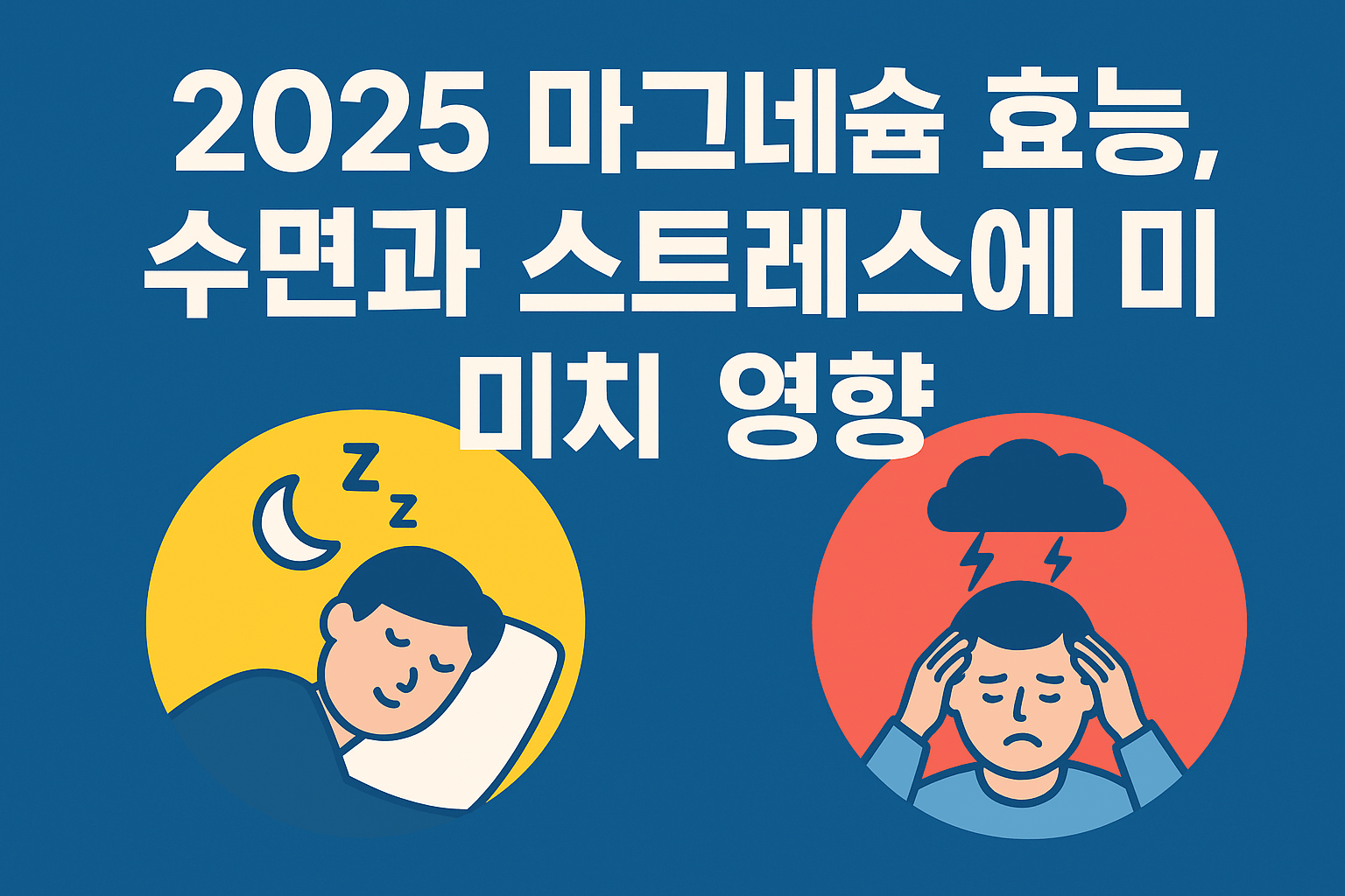 2025 마그네슘 효능, 수면과 스트레스에 미치는 영향