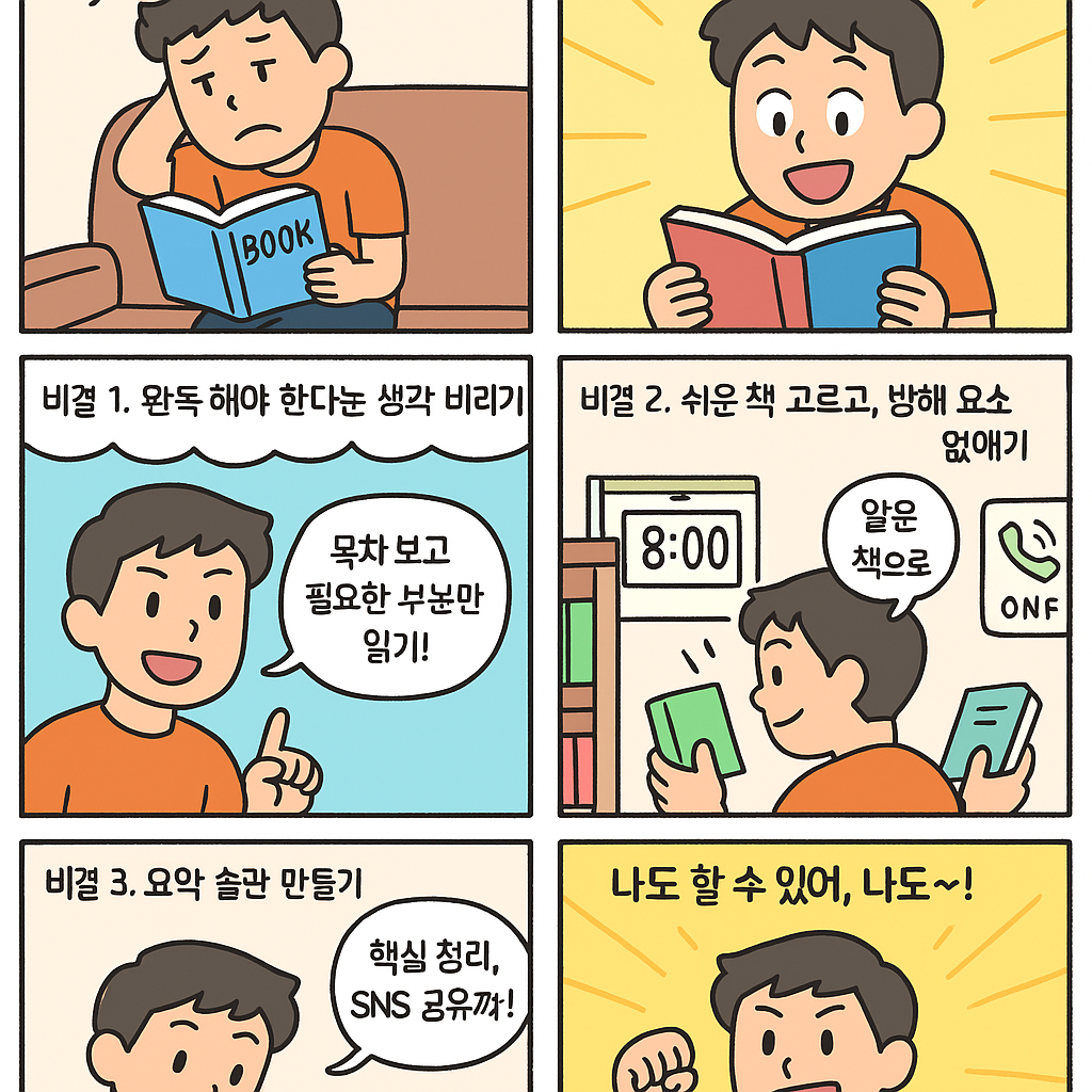 하루 1권의 책을 읽을 수 있습니다.