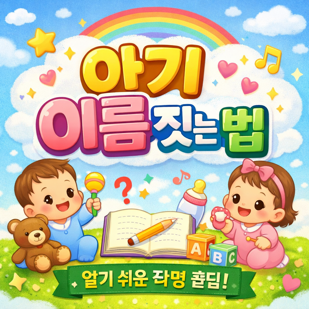 아기 이름 작명 시 피해야 할 실수