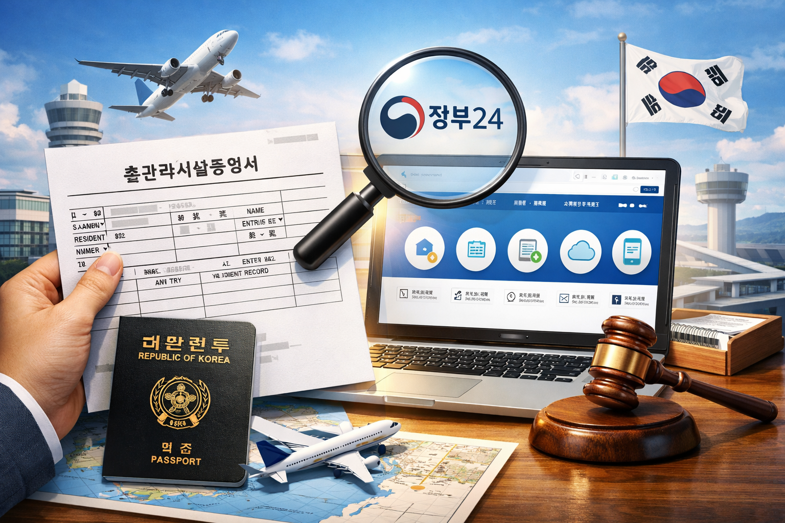 출입국사실증명서 발급
