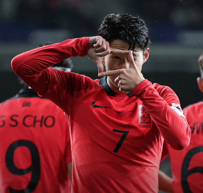 손흥민, 대한축구협회 홈페이지