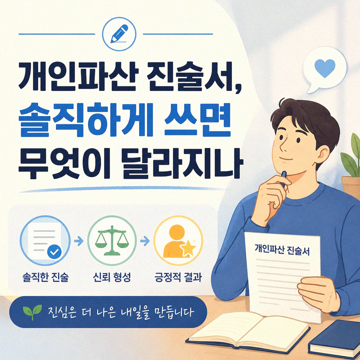 개인파산 진술서 쓸 때, 솔직함이 가장 중요하다는 걸 경험으로 압니다