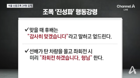 진성파의 주요 범죄 수법