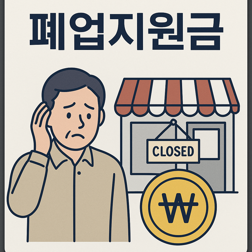 2025년 폐업지원금 신청방법 총정리