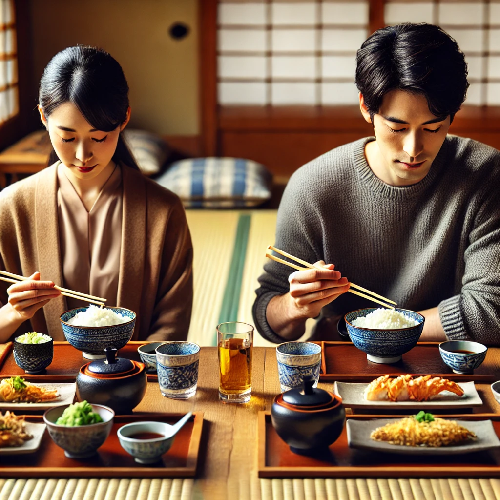 일본 식사 예절 관련 사진