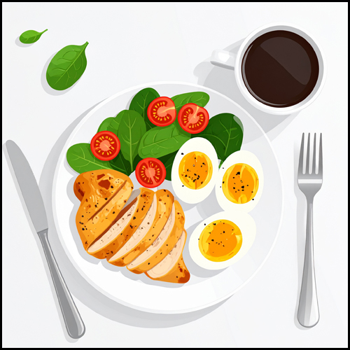 하루 식단 예시: 아침부터 저녁까지