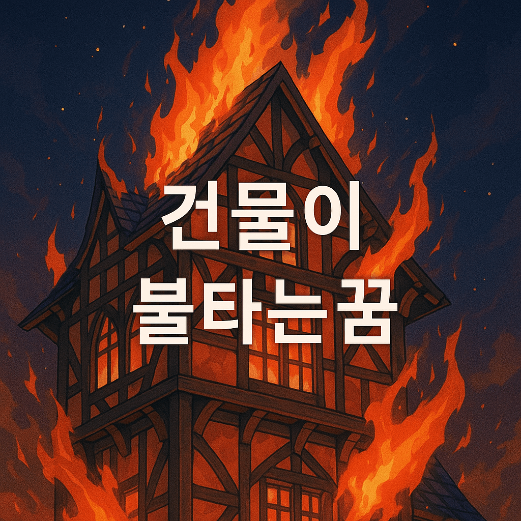 건물에 불나는 꿈