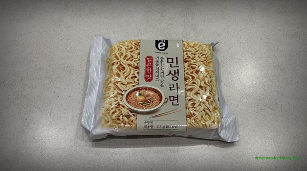 이마트24 i'm e의 민생라면(얼큰한 맛) 팔도 2022년 11월~2023년 2월 포장