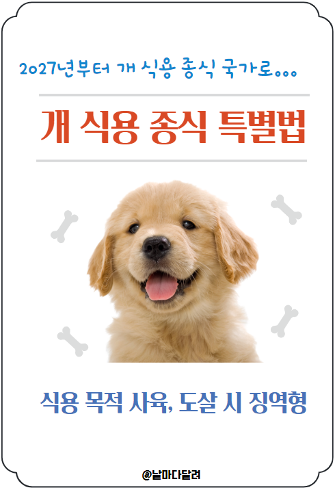 개 식용 종식 특별법