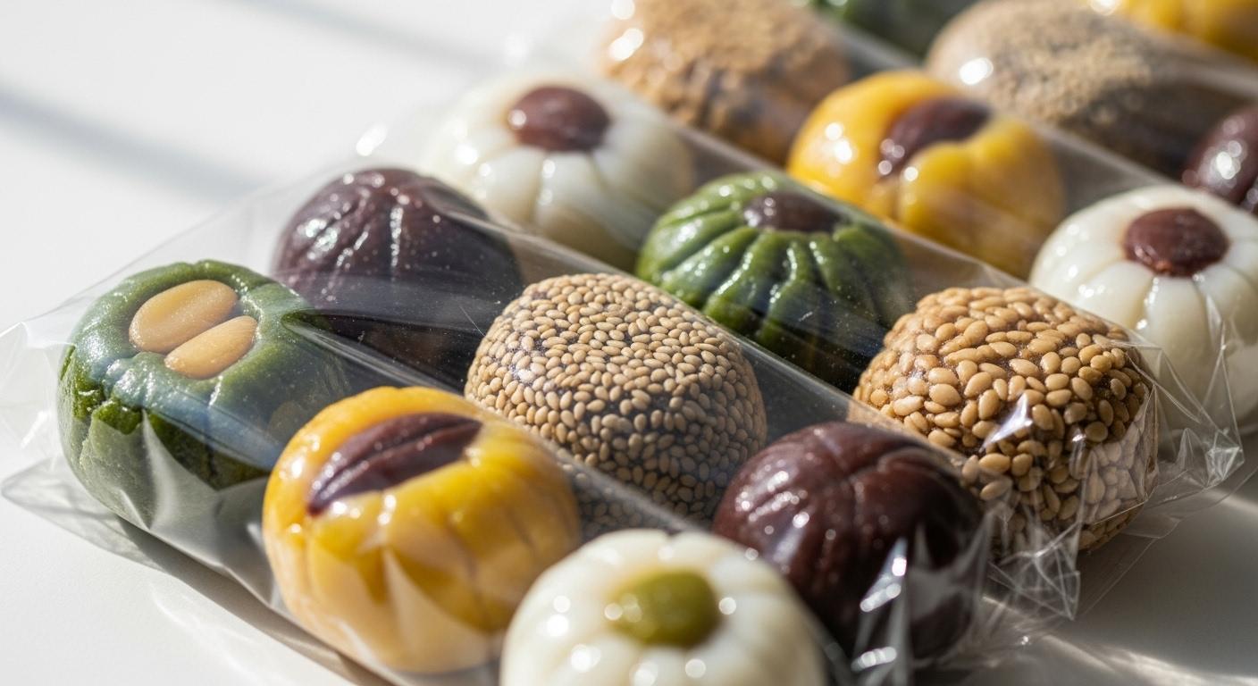 송편 포장 비닐