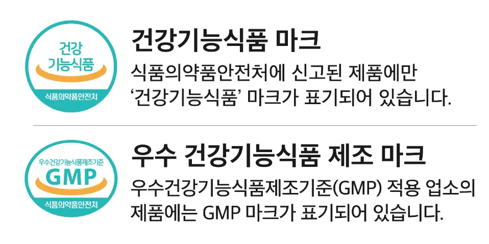 건강기능식품 마크