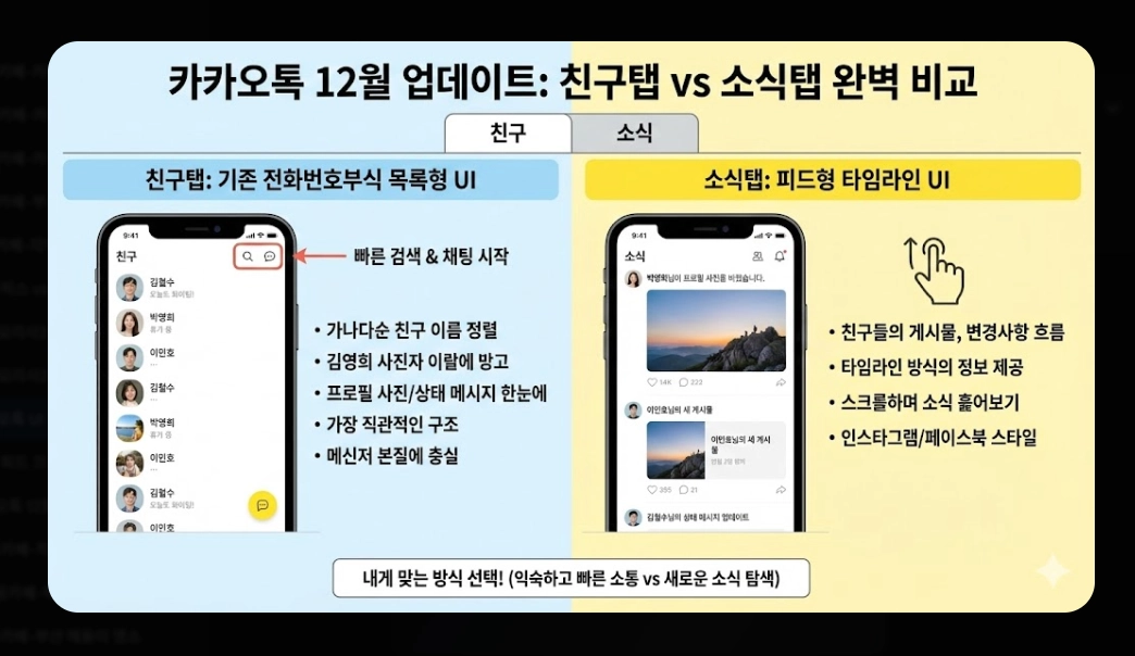 카카오톡 UI 개편 2026 완벽 대비 가이드