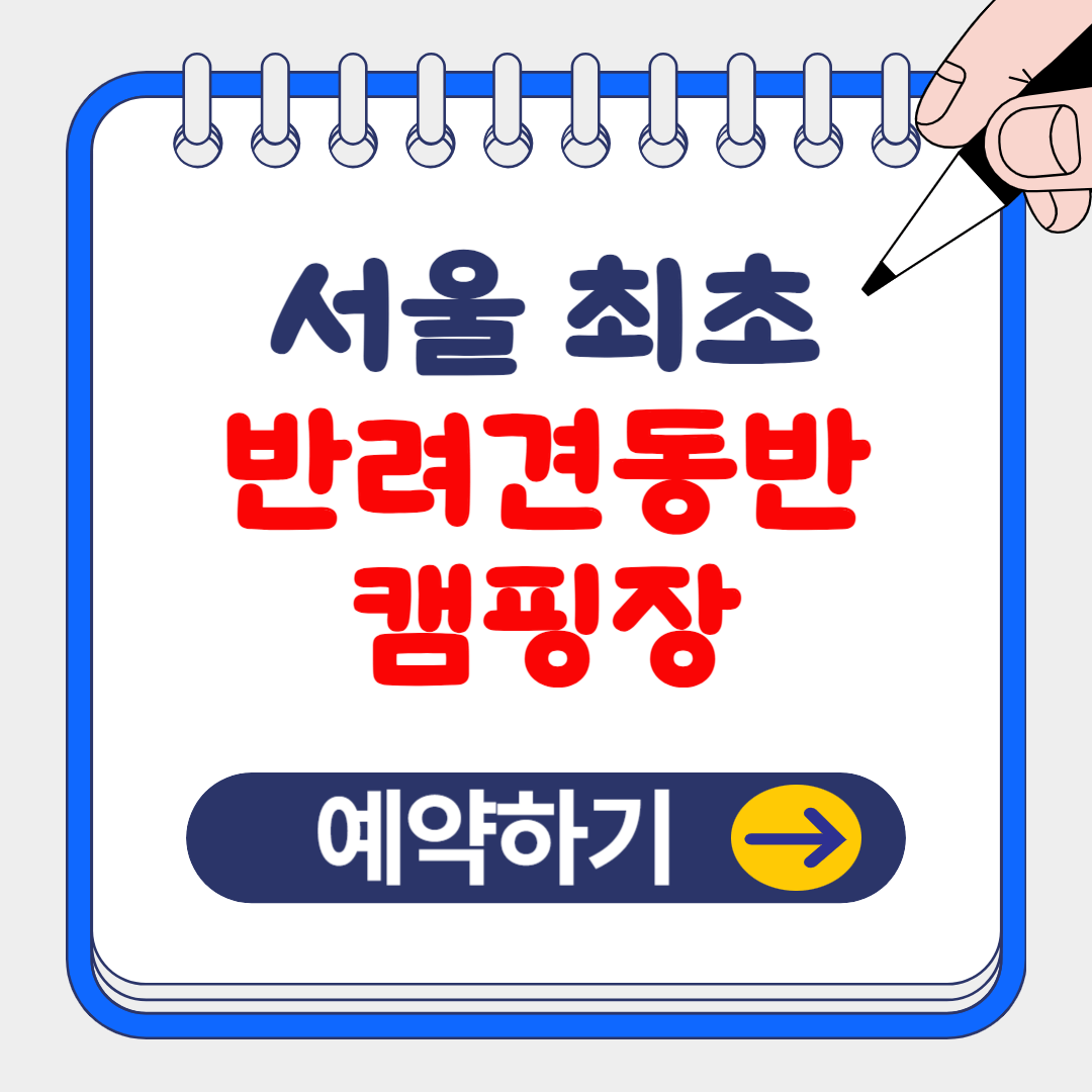 반려견 동반 노을 캠핑장 예약 정보 알아보기