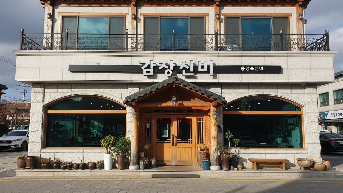 강릉 현지인들이 자주 찾는 노포 감자옹심이 식당 외관