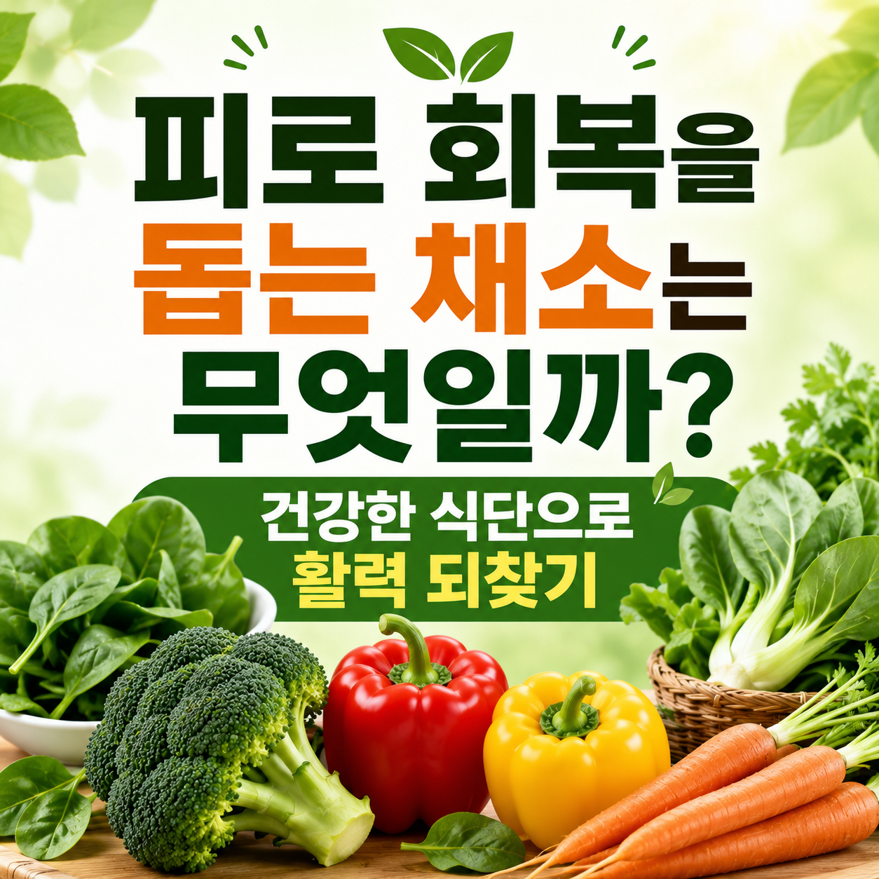 피로 회복을 돕는 채소