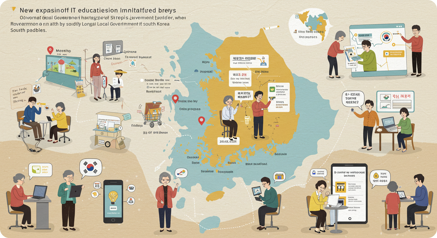 지자체별 노인 IT 교육 사업(디지털 역량강화) 신규 확대 : 코시팅(KST)
