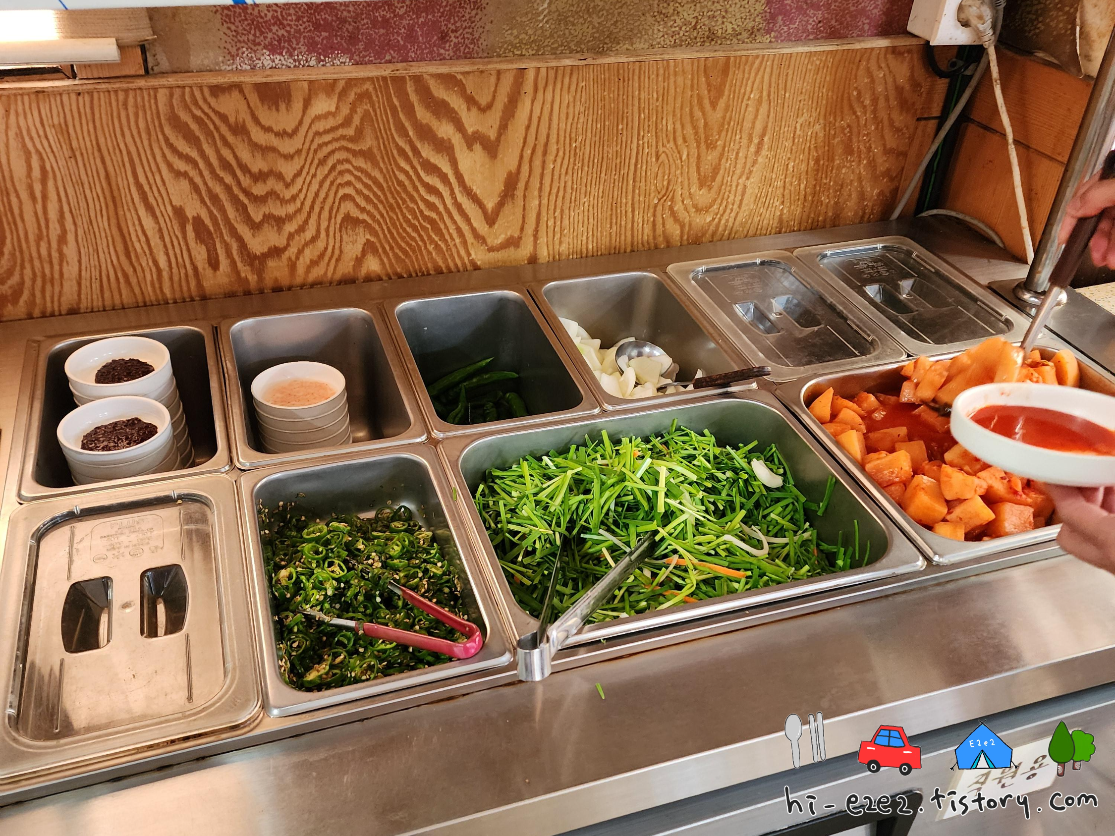 김제 조영만 벌떡순대국 셀프바