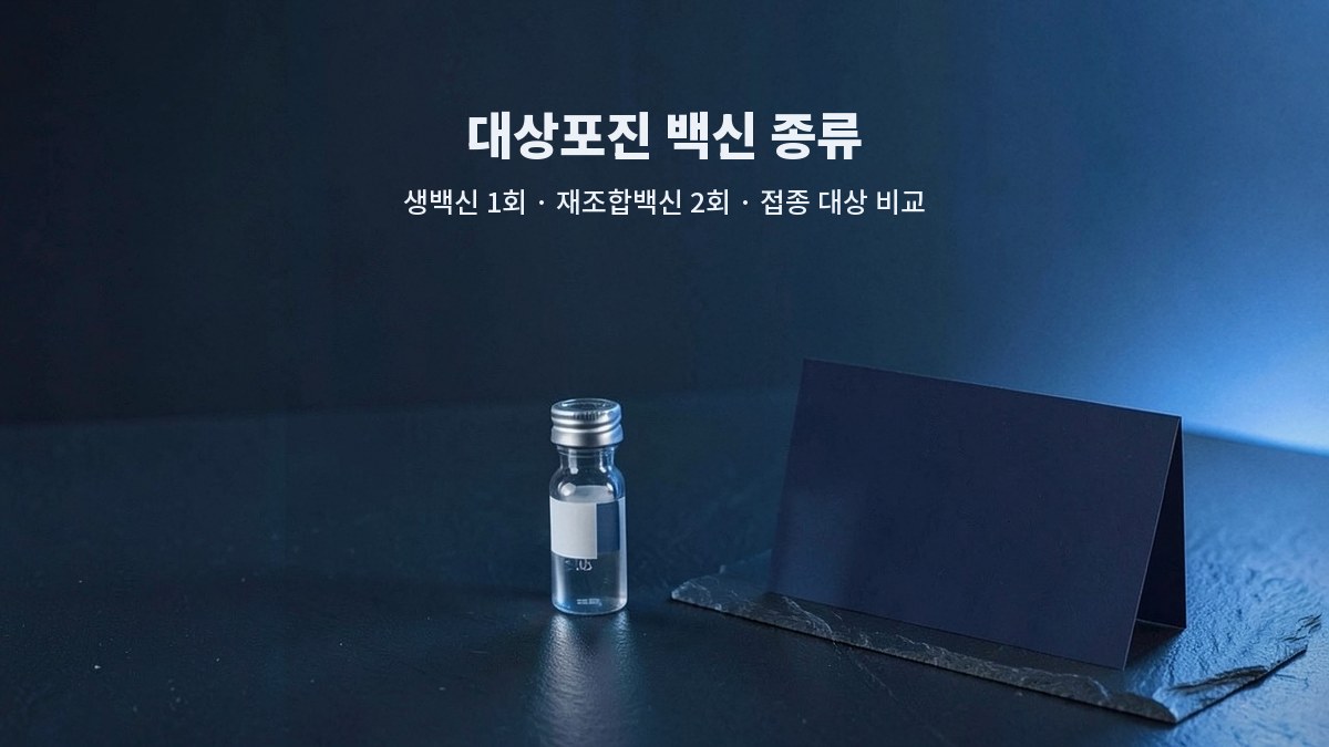 대상포진 백신 종류 비교 스카이조스터 싱그릭스