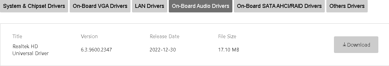 사운드 드라이버