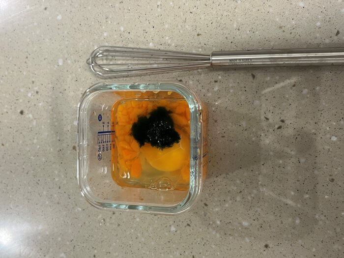 계란찜-매생이추가