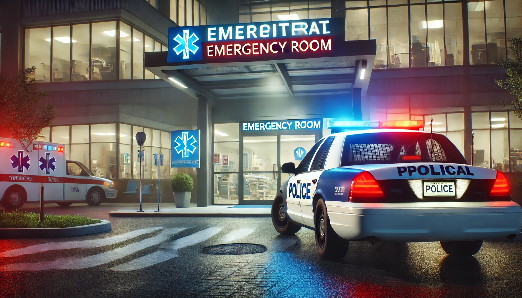 경찰차 & 병원 응급실