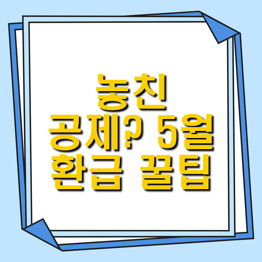 연말정산 놓쳤다면? 5월 종합소득세 신고로 환급받는 법!
