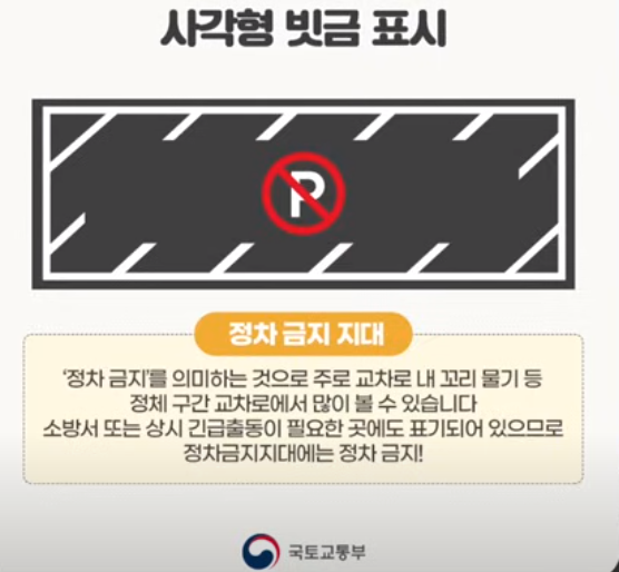 정차 금지지대