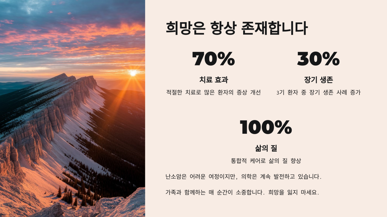 난소암 3기 생존율 8