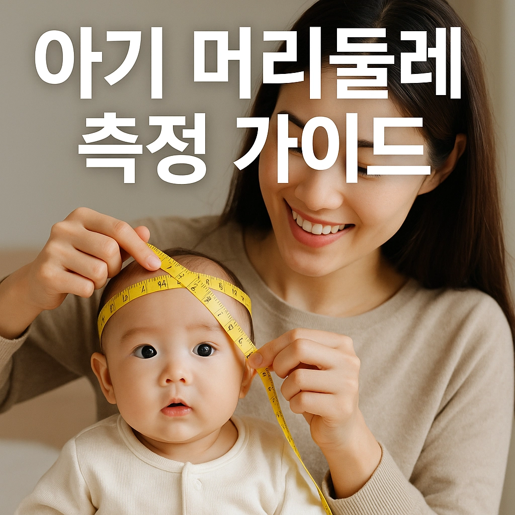 아기 머리둘레 측정 가이드