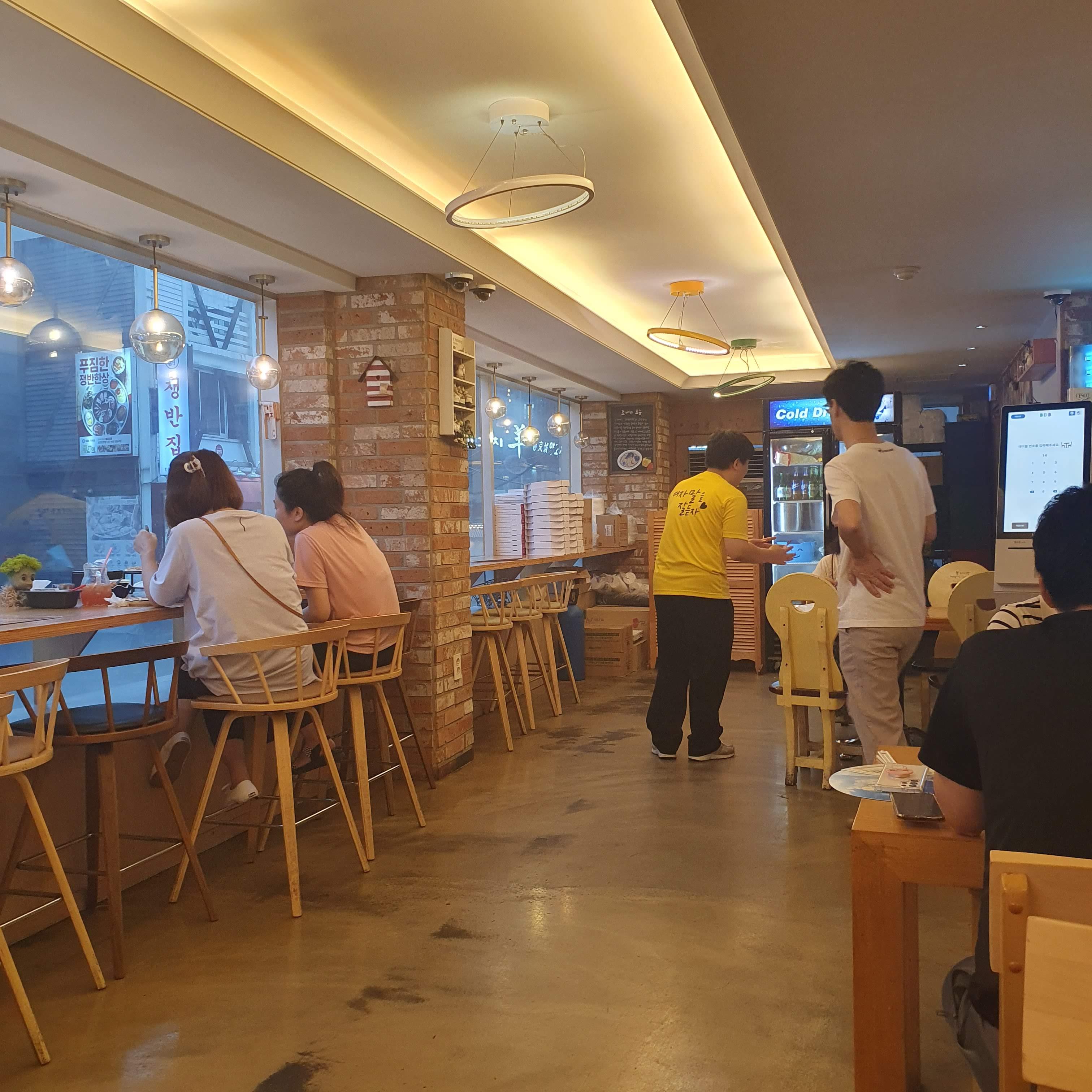 봉대박 스파게티 내부