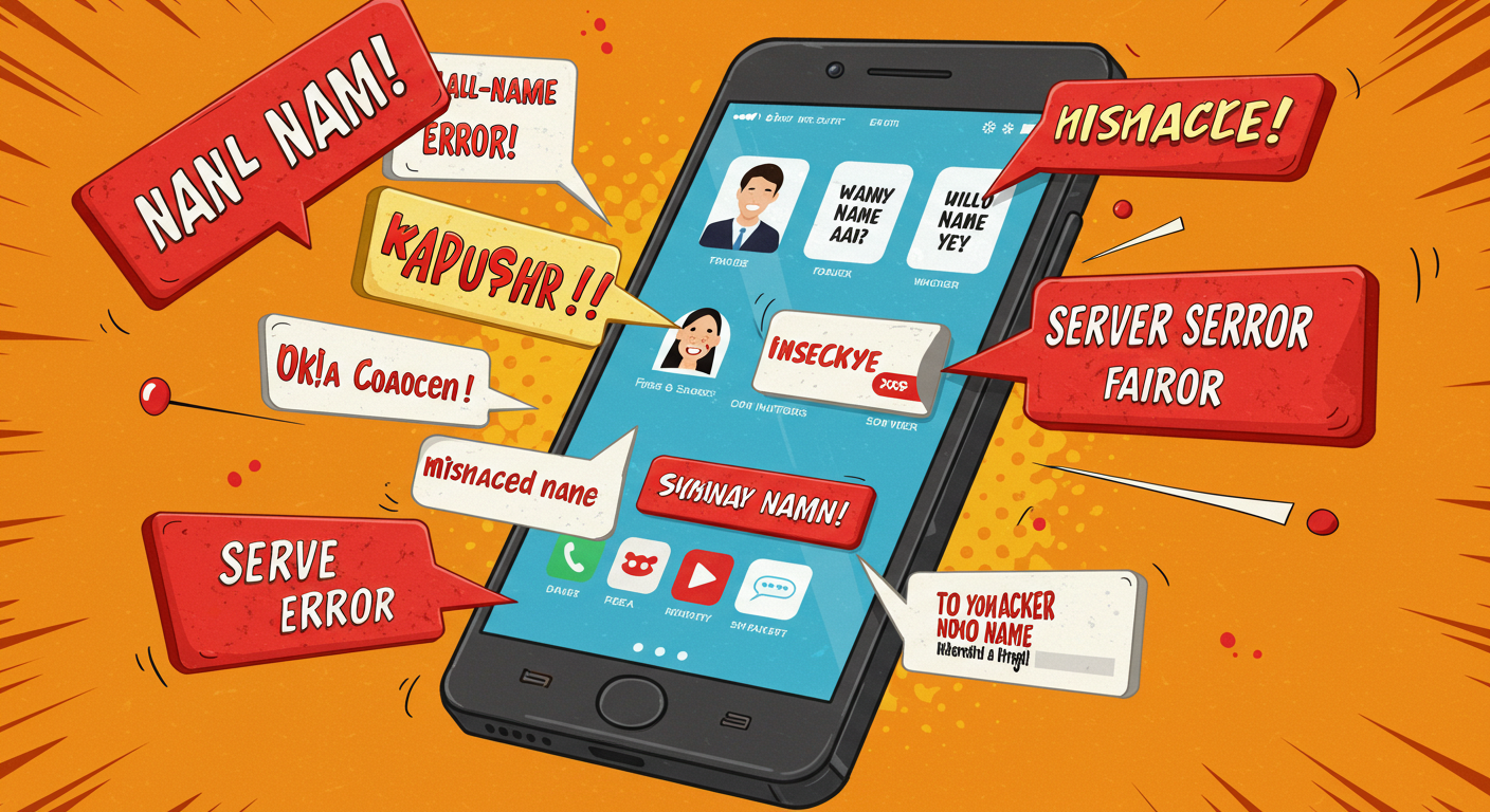 실명 인증 실패 원인을 보여주는 그림