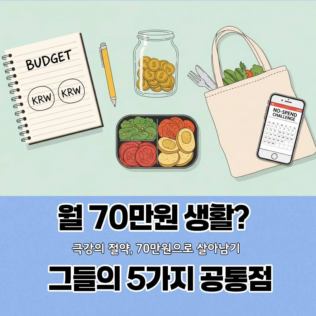 생활비 70만원, 불가능하지 않은 이유
