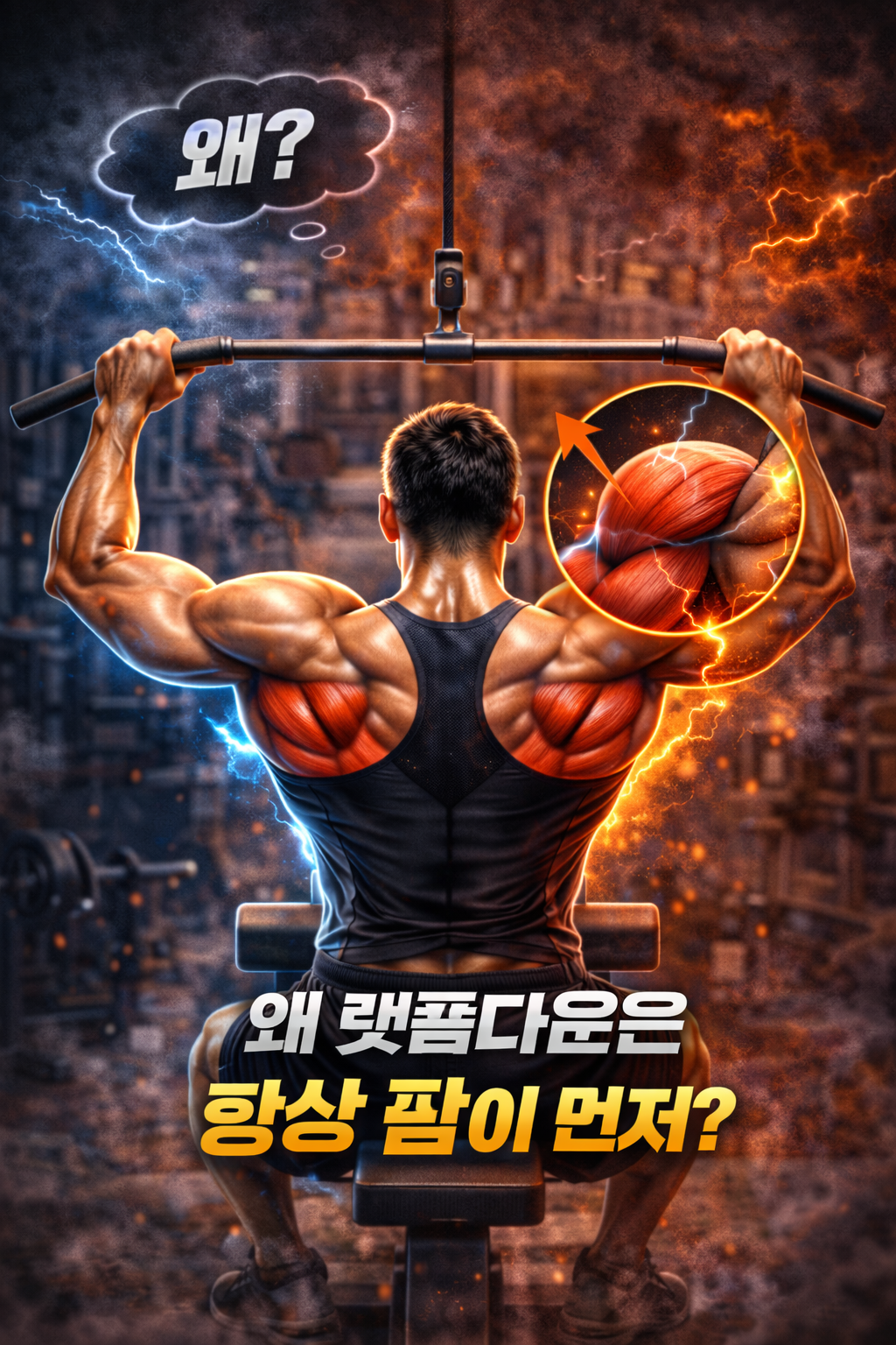 왜 랫풀다운은 항상 팔이 먼저 힘들어지는가