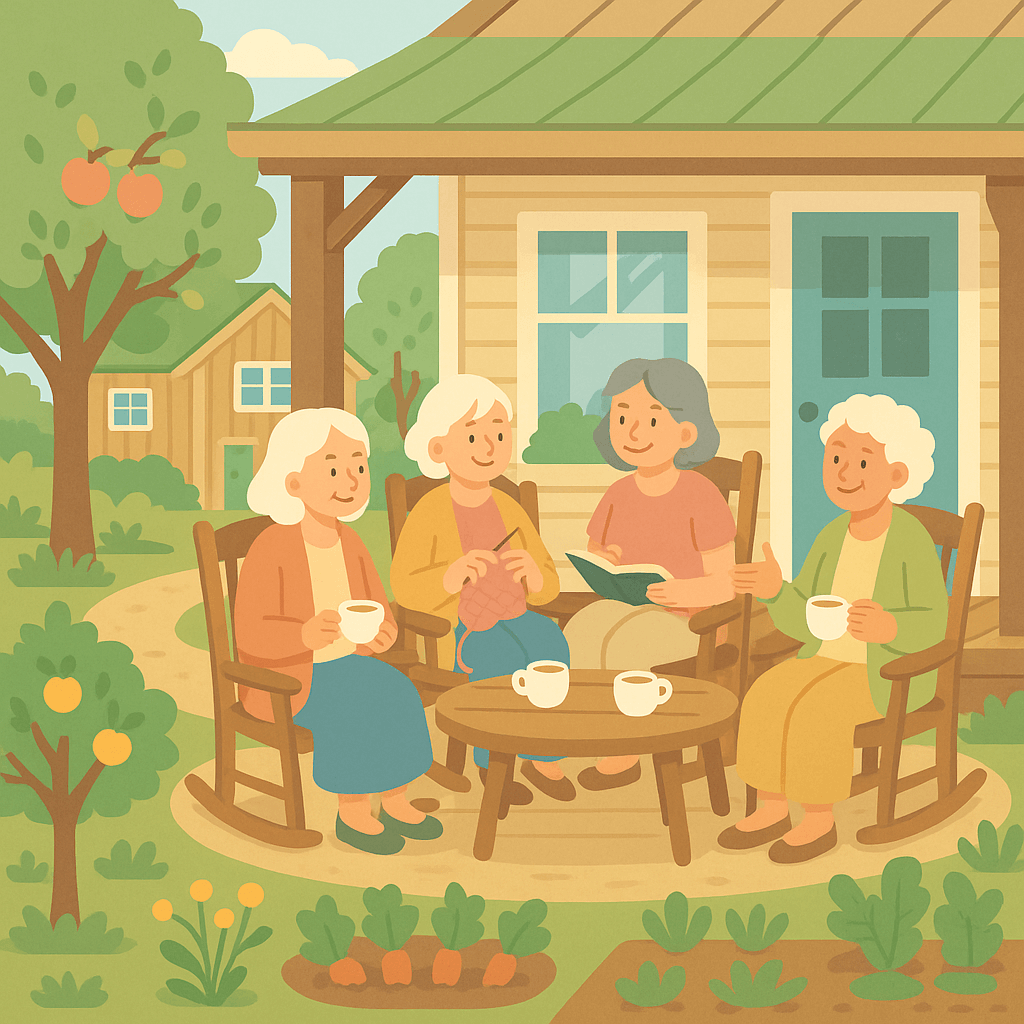 미국 노스캐롤라이나의 Elderberry Cohousing, 농촌 속에서 찾은 여성 노후 공동체의 힘