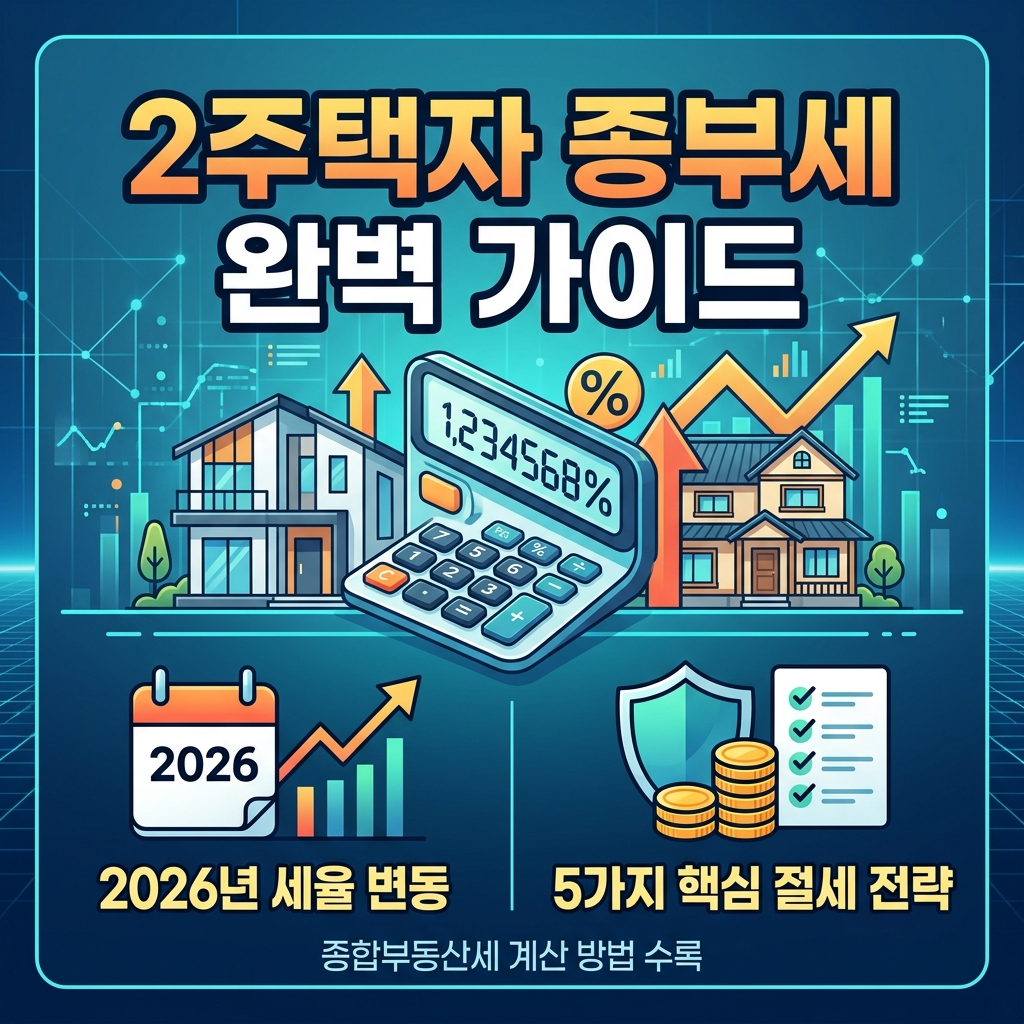 2주택자 종부세 계산 2026년 세율 변화와 절세 대응법 5가지