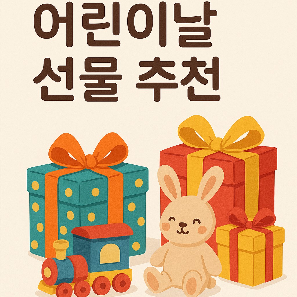 어린이날&middot;어버이날 연령별 상황별 선물 아이디어 총정리