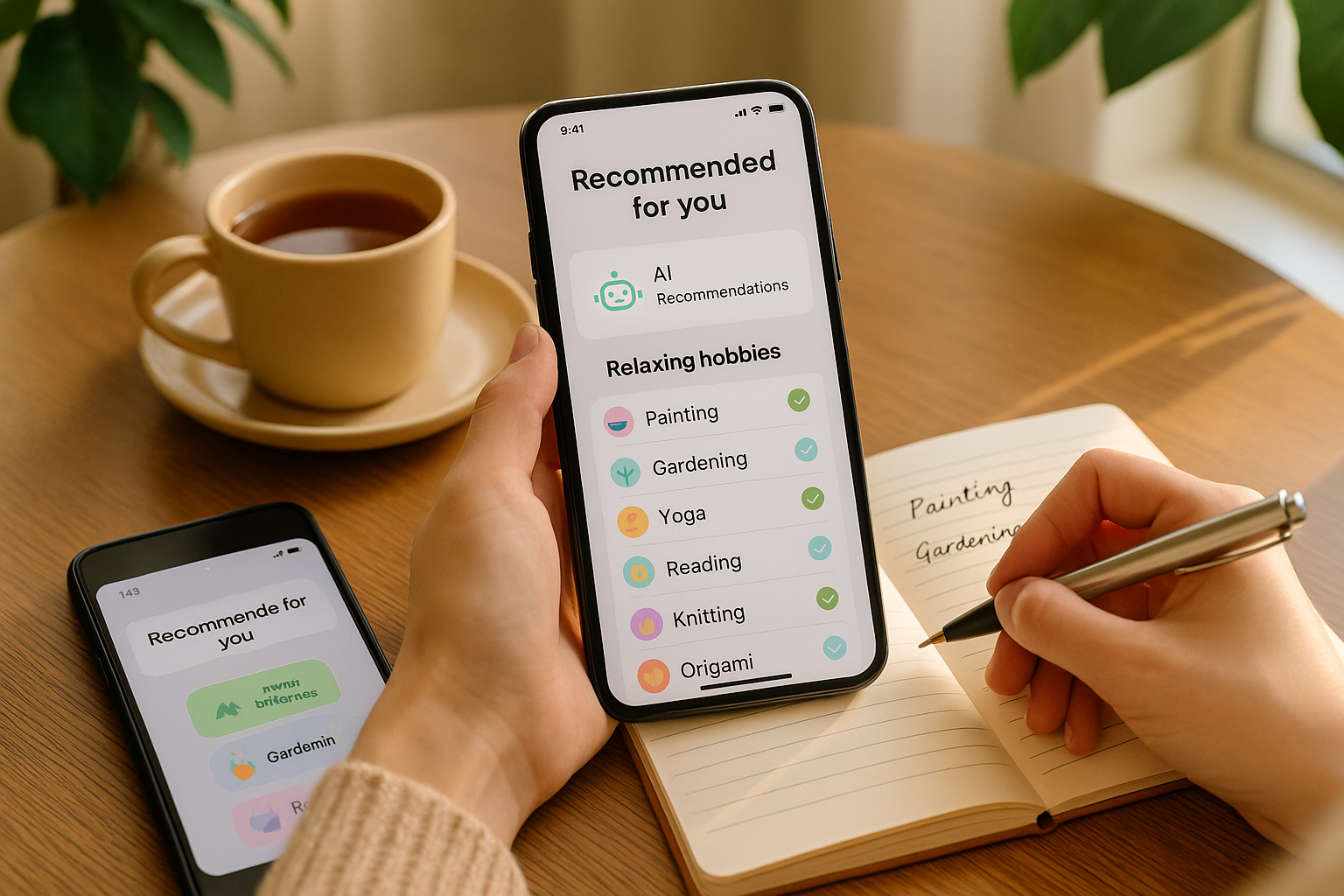 인공지능이 추천한 나만의 힐링 취미