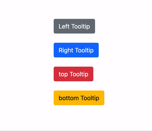 bootstrap tooltip all 실행 결과