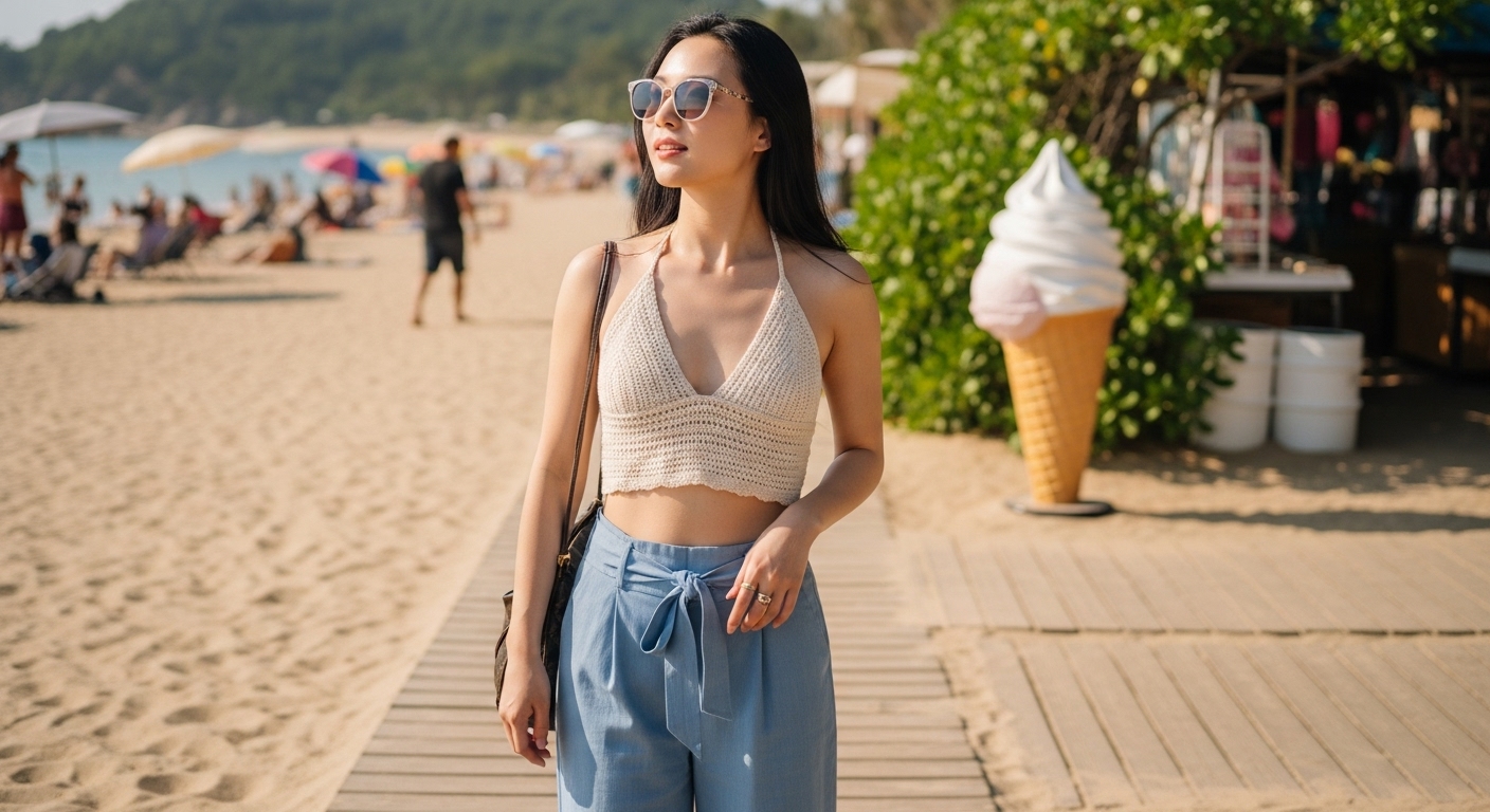 여성 비치코디 꿀팁