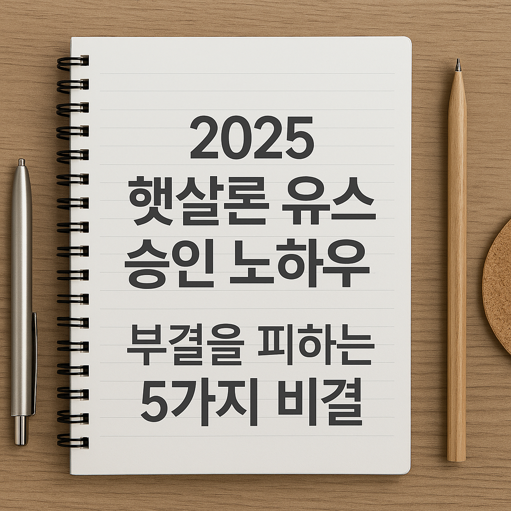 2025 햇살론 유스 승인 노하우｜부결을 피하는 5가지 비결