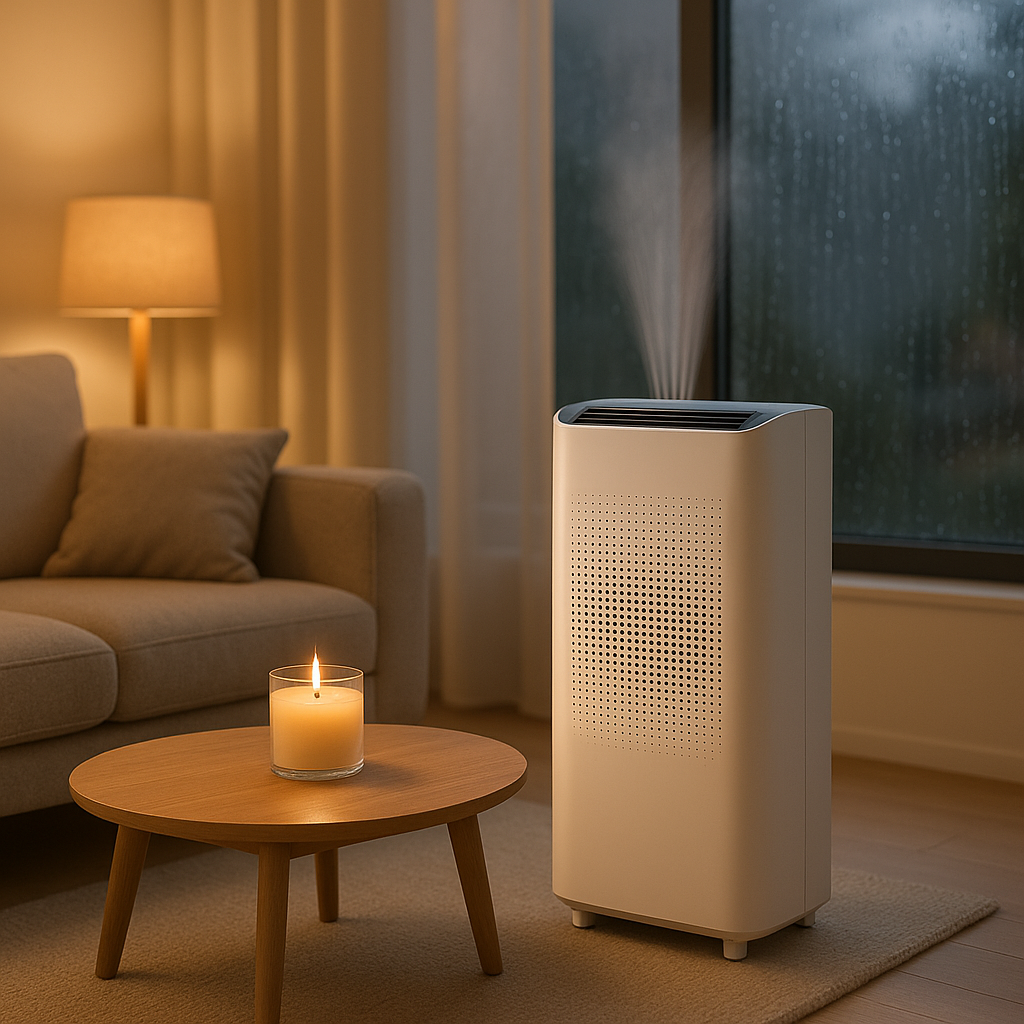 장마철 제습기 & 향초