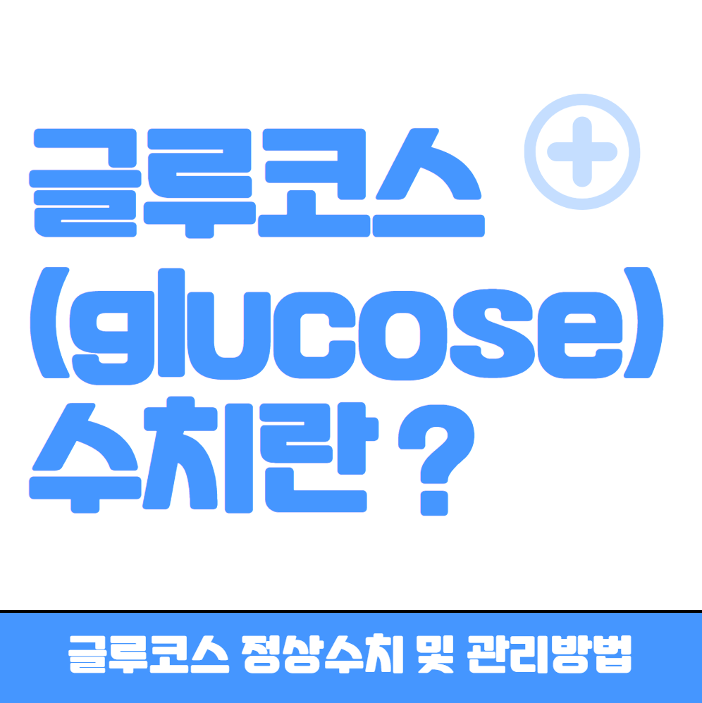 글루코스(glucose) 수치란?-정상수치-및-관리방법