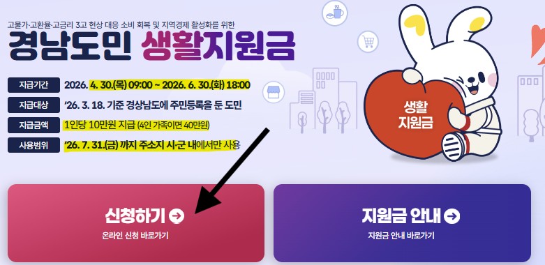 2026 경남 민생지원금
