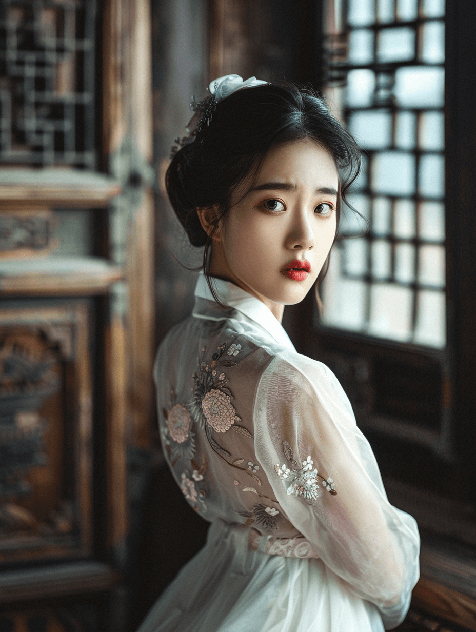 한복을-입은-여성-이미지