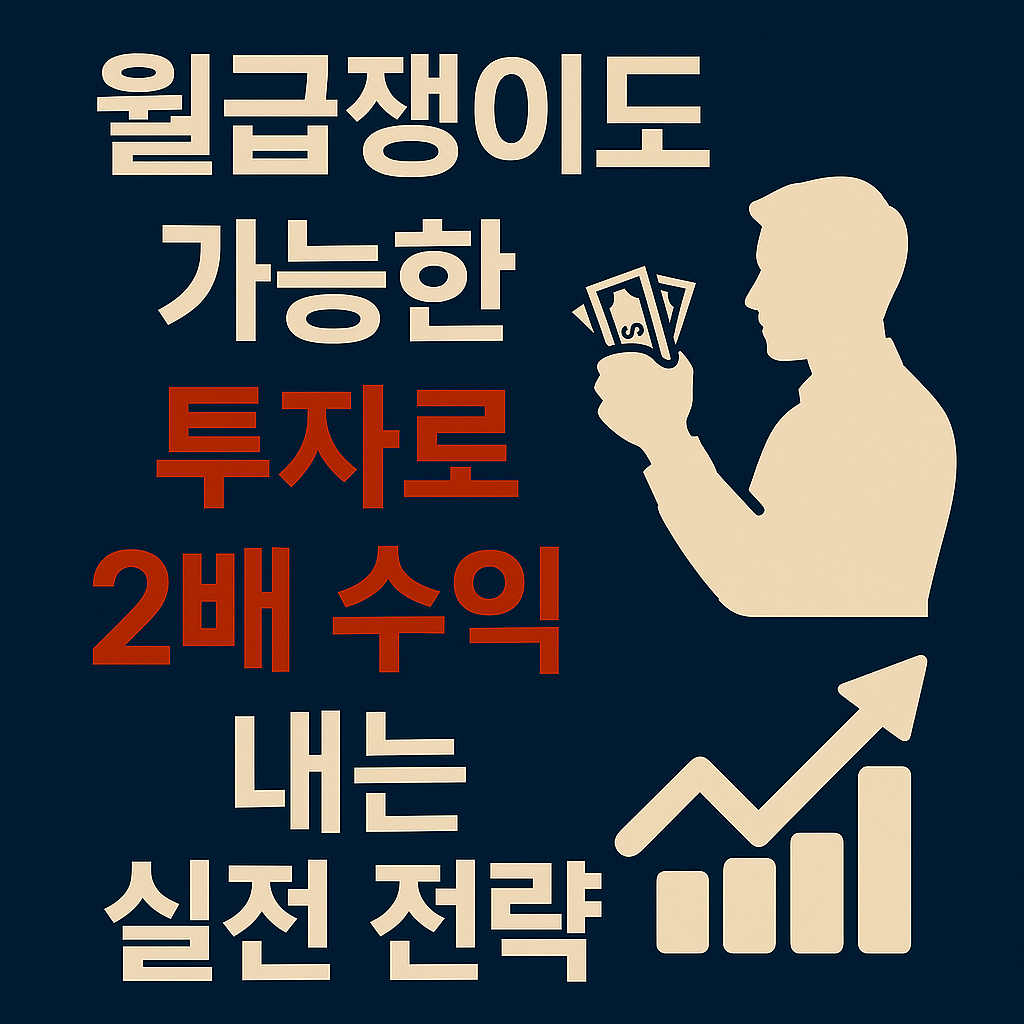 월급쟁이도 가능한 투자로 수익 2배 만드는 실전 전략