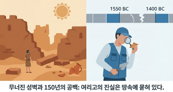 무너진 성벽과 150년의 공백을 연구하는 학자