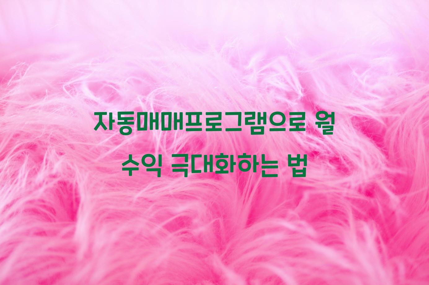 자동매매프로그램