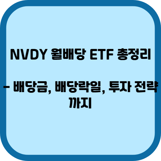 NVDY 월배당 ETF